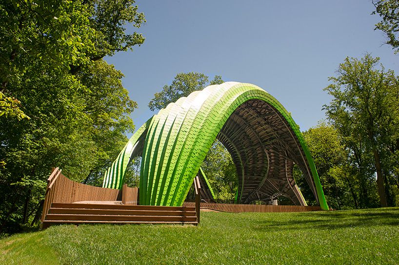 eccodesigninc's tweet image. Marc Fornes shapes the 'chrysalis' amphitheater in maryland's merriweather park  ow.ly/jRbG30bOjP5