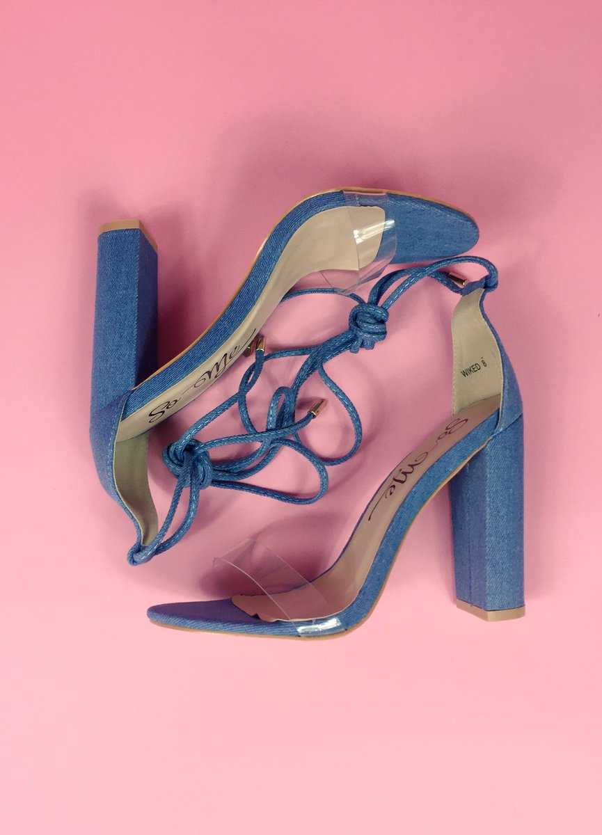 Wiked Denim Sandal now available at MilitantRebel.com #militantrebel #denimshoes #denimsandal #womensfashion #shopnow