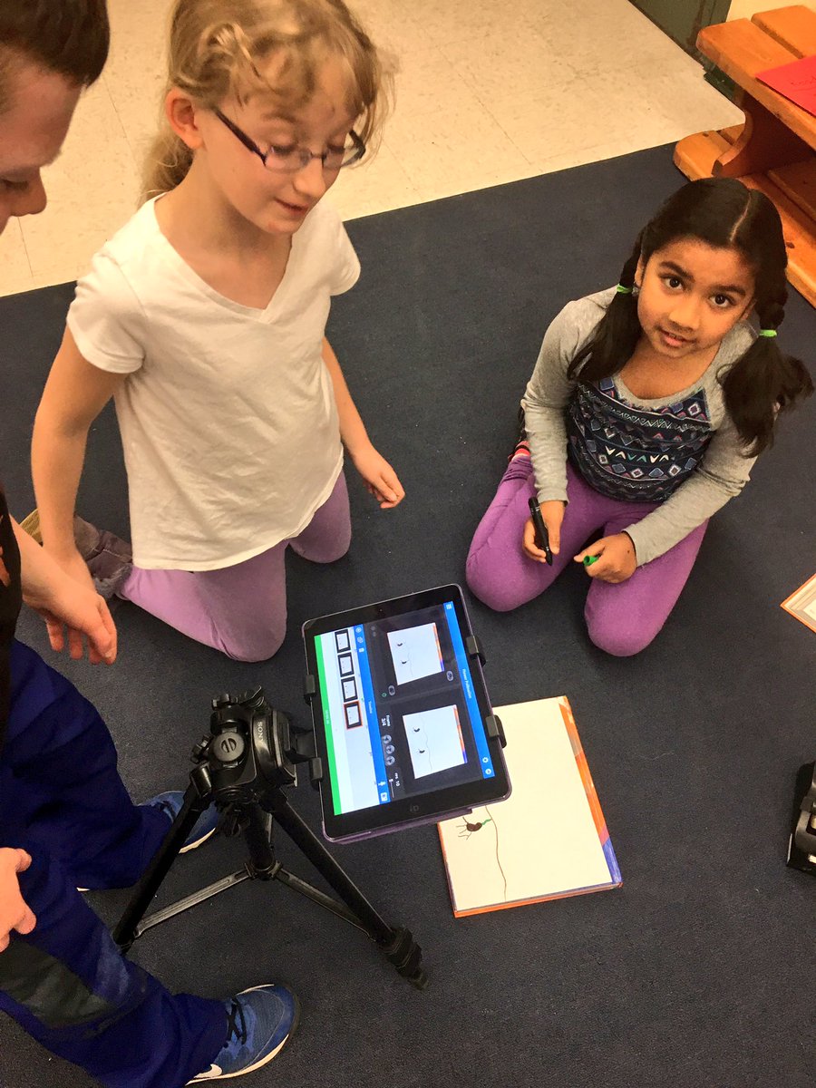 MrsCodyer's tweet photo. We read "From Seed to Plant" then used #MyCreate to explain pollination, germination and how seeds travel. So fun!! https://t.co/VZk2wDRO28