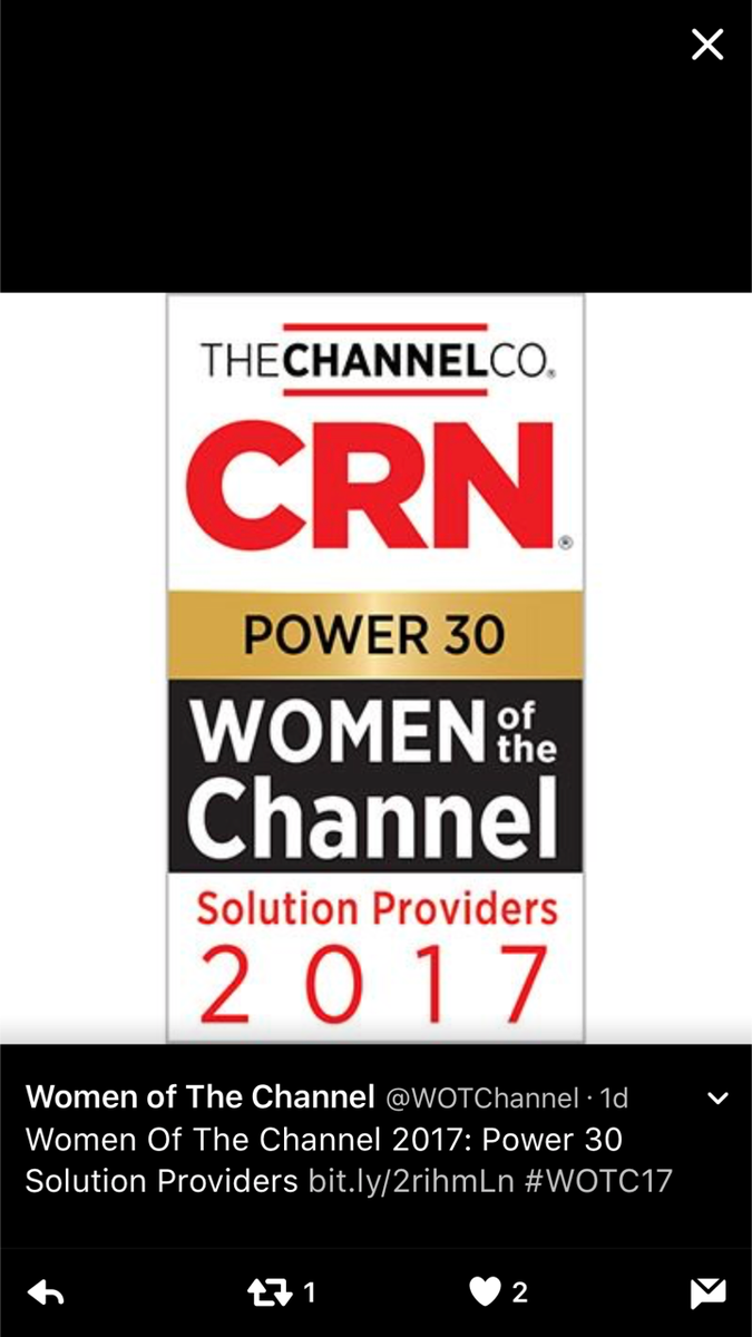 cleverducks's tweet photo. Excited to announce Amy Kardel has made this year's Women of the Channel, Power 30 Solution Provider List #WOTC17 

https://t.co/F5f0YWyY9I https://t.co/2SmOJj1w8u