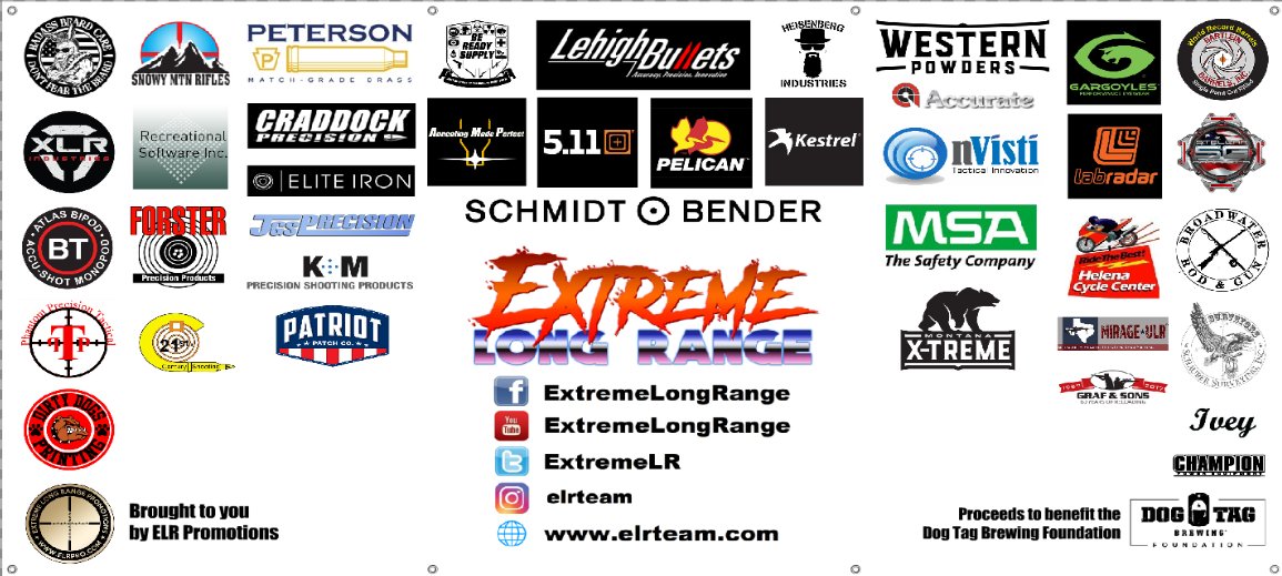 ExtremeLR's tweet image. Thanks to our awesome partners, supporters and sponsors!!  The ELR Team is working preparing for the 3 mile, 5,280 yard shot..