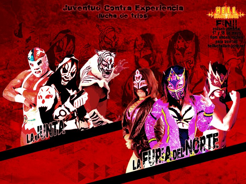 AgenteNaranjaLL's tweet photo. #Fin2 @HELLLuchaLibre Noche 1. https://t.co/jbKwhbMX5E