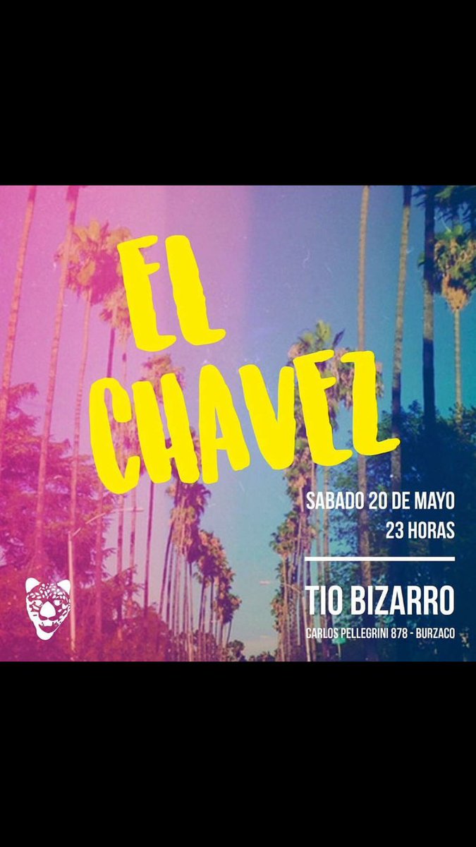 ElChavezMusic's tweet photo. Este sábado volvemos a Burzaco ! 👊🏻 https://t.co/29zXajisxj