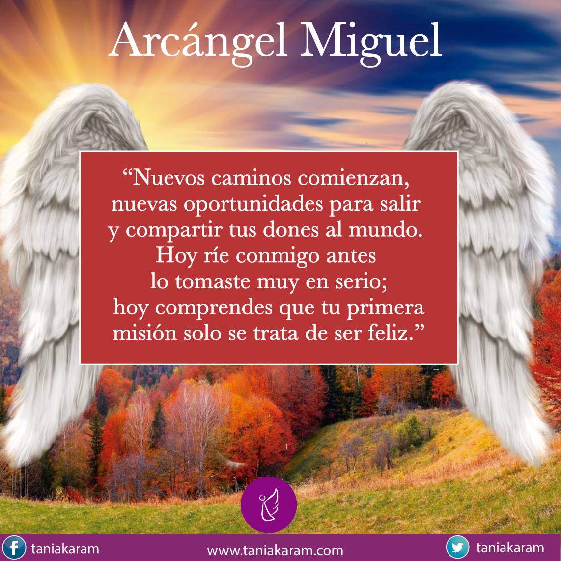 taniakaram's tweet photo. “Permanece fuerte, estoy a tu lado.”
Arcángel Miguel ⭐😇⭐ https://t.co/WzVwGbty06
