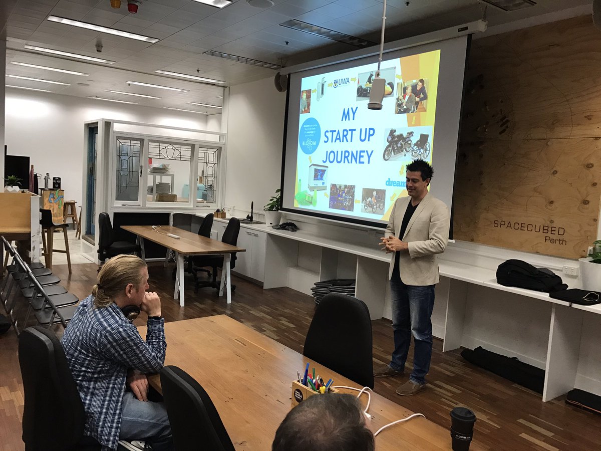 morningstartup's tweet image. Darren Lomman shares his startup journey @space3ed @TechboardAU @BeachamGroup @voltageespresso @wabusinessnews @Jurgenvp #startupperth