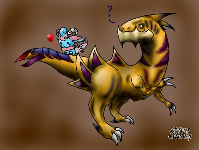 Luis_KOA_55's tweet photo. A drawing of my #originalcreatures Bacotli and Tigredox. Damn I love these two! 

#pokemonartacademy #art #drawings #digitaldrawings https://t.co/IwLBjq0zUd