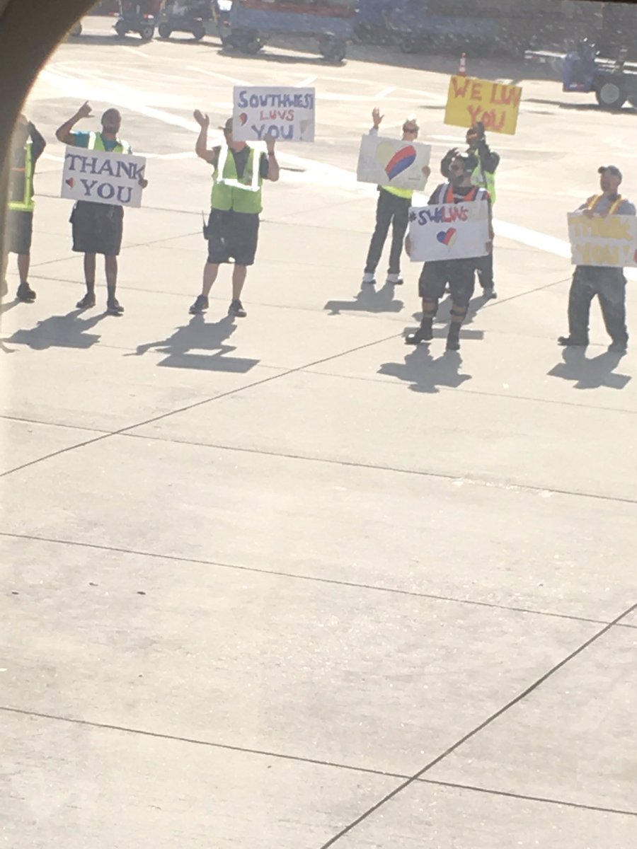 A brand that always gets customer service..thanks for the welcome party on the plane &amp; the nice send off from SAN ground crew <a href="/SouthwestAir/">Southwest Airlines</a>