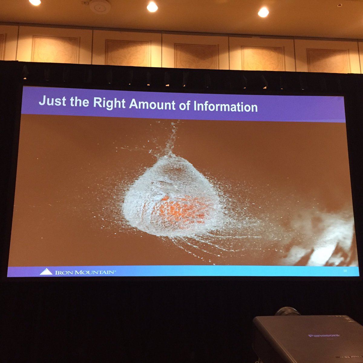 brencournoyer's tweet photo. Great analogy via @kevinstarner: Too much sales training too fast is like overfilling a water balloon until it pops. #SDsummit https://t.co/gUGXLoJ1dM