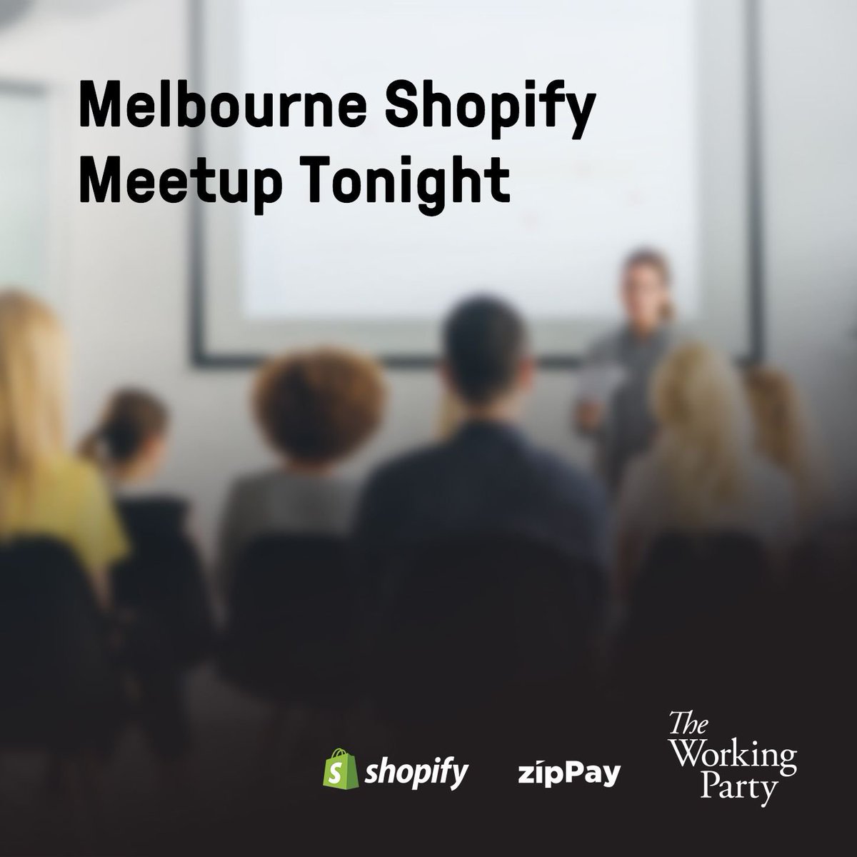 🔥🔥🔥 MELBOURNE SHOPIFY MEETUP TONIGHT🔥🔥🔥

Free Talks, Food &amp; Drinks! 

Details &amp; RSVP - nvite.com/ShopifyMeetup/…

#shopify #meetup #melbourne