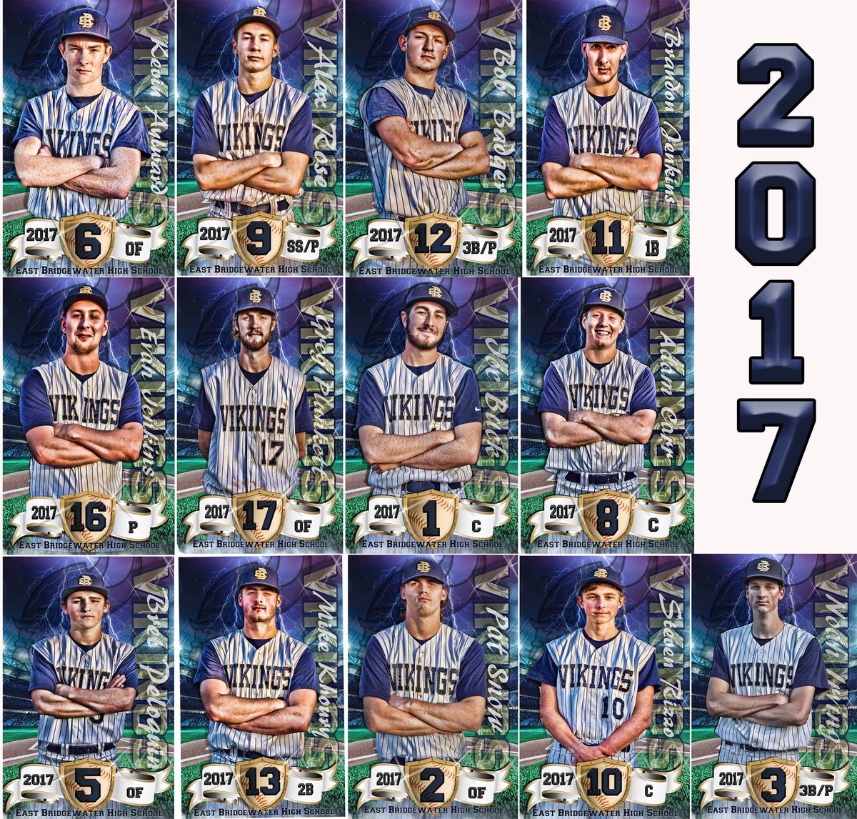 kdogs447's tweet image. Senior night banners. Best of Luck in your future endeavors #blueeggimages @E_B_Baseball @EBathletics @EBSUPER1 @kevina1323