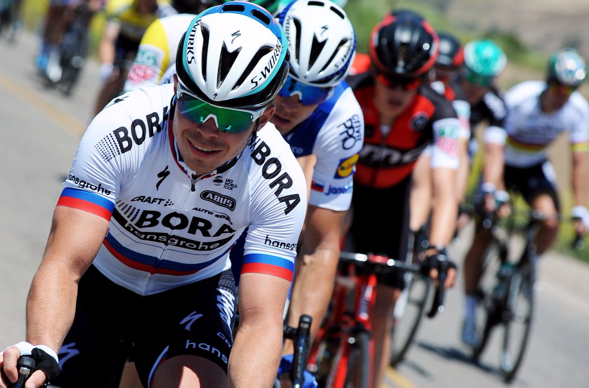 petosagan's tweet photo. Yes! 16th stage win at @AmgenTOC ! Thanks @BORAhansgrohe team and #JurajSagan for your incredible work today @veloimages #ridenatural https://t.co/oZJSDYD3nG