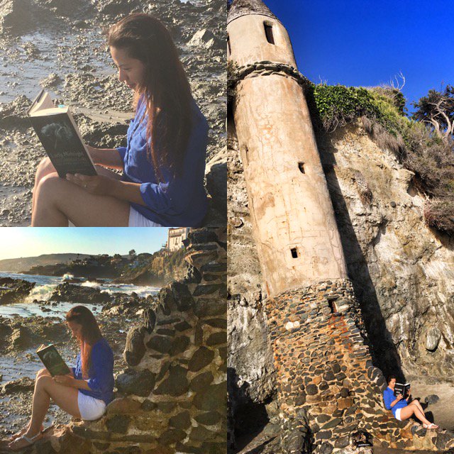 DeleahAmy's tweet photo. In honor of Emma Carstairs & her family, a castle tucked away on the California coast as a reading nook. #loscontest https://t.co/lEmjFii5Mc