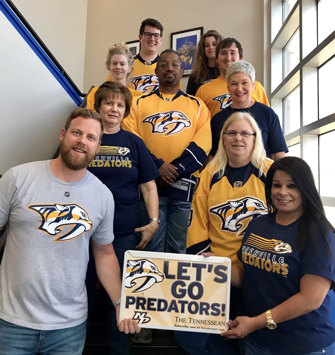 MichelleEades72's tweet photo. @Gannett @Tennessean #tshirttuesday #GoPreds showing our home team some love!!! https://t.co/vLZcOXRtDn