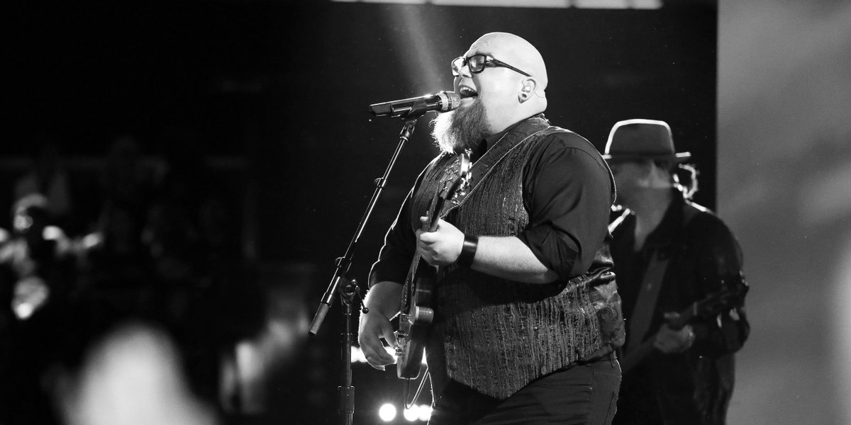 NBCTheVoice's tweet image. .@JLarsonguitar is hoping this performance of “Tennessee Whiskey” by @ChrisStapleton will keep him in the competition. #VoiceResults