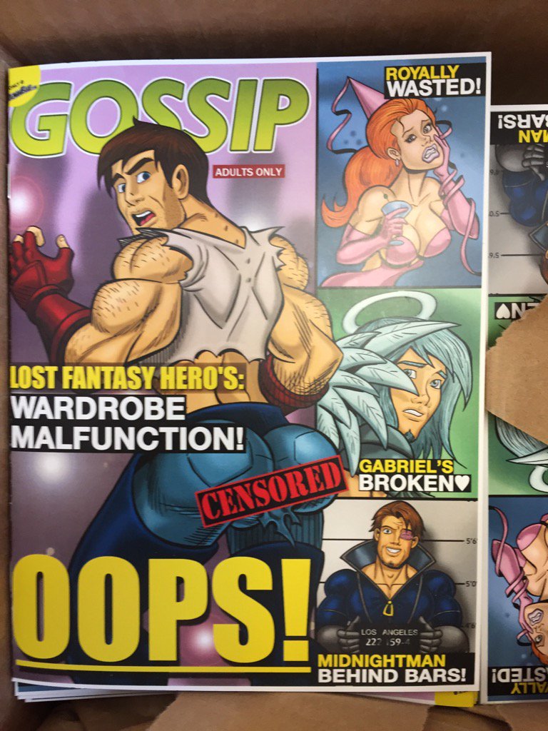icemanblue's tweet photo. Picked up Gossip booklets that I will give out at the #Prismcomics booth during #SanDiegoComicCon2017 #icemanblue https://t.co/Bch92Ps37L