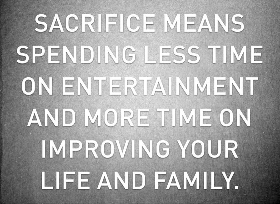 WintzMD's tweet photo. Do your sacrifices align with your priorities? #mychallengetracker https://t.co/lHMJHIRIXv