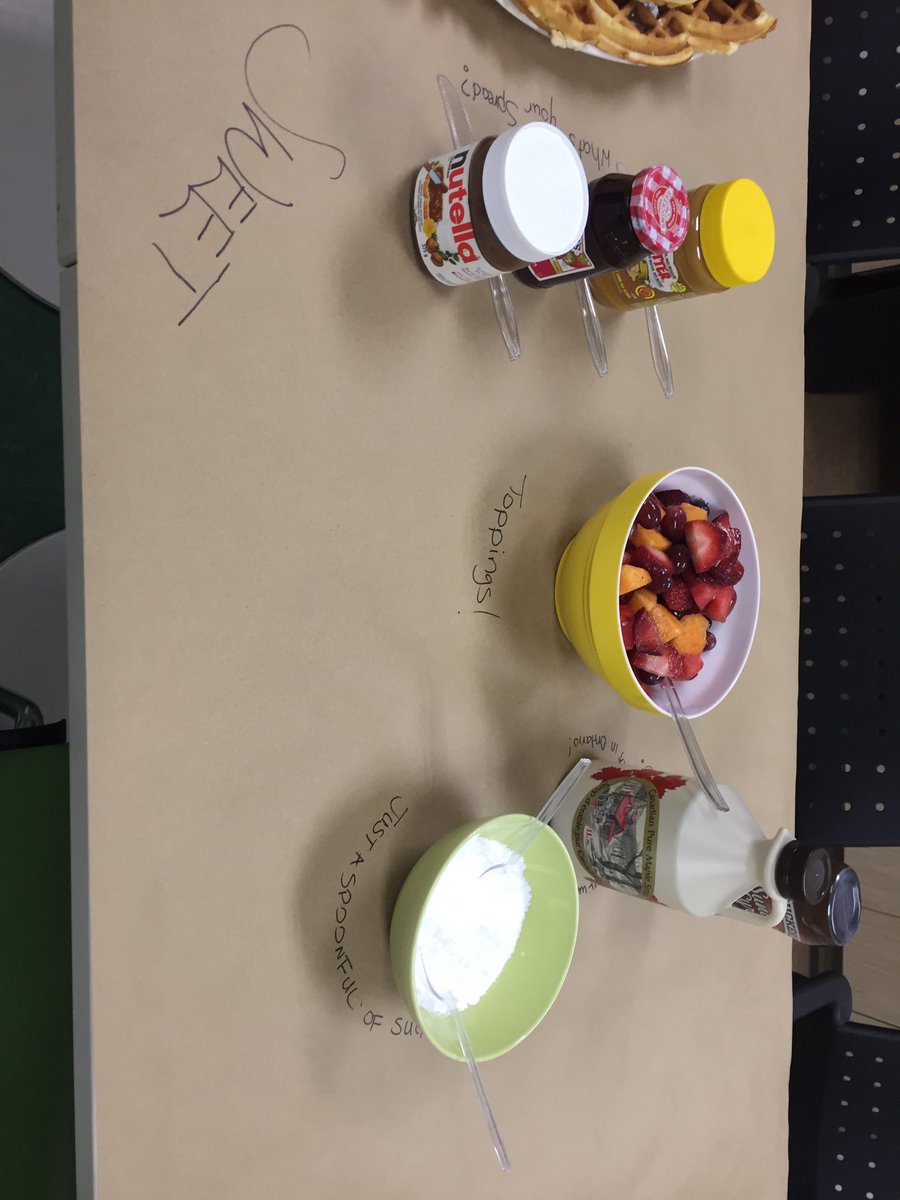 BeccaArkell_TD's tweet photo. Nothing like a little waffle bar to start the day off right #mountroyal #EmployeeAppreciationWeek #0171 https://t.co/0sTg6TTtOv