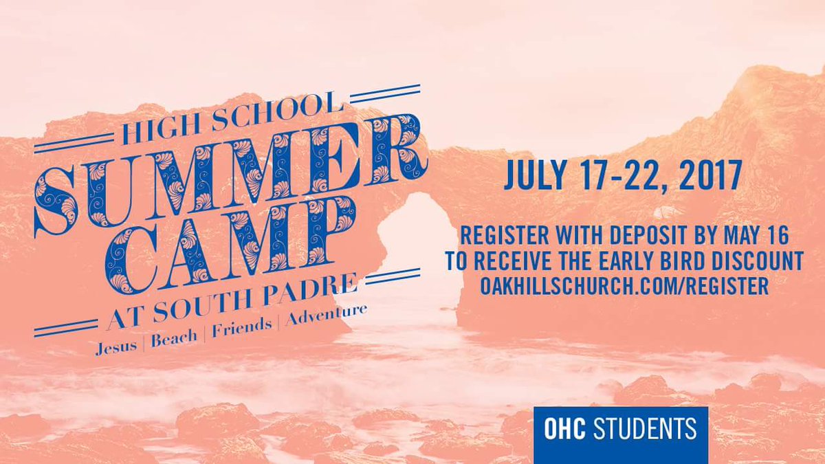 oakhillschurch's tweet image. You could register tomorrow, but final day for a discount is TODAY (so we think you should go for it!) #FunInTheSon #TheSonIsJesus #Summer