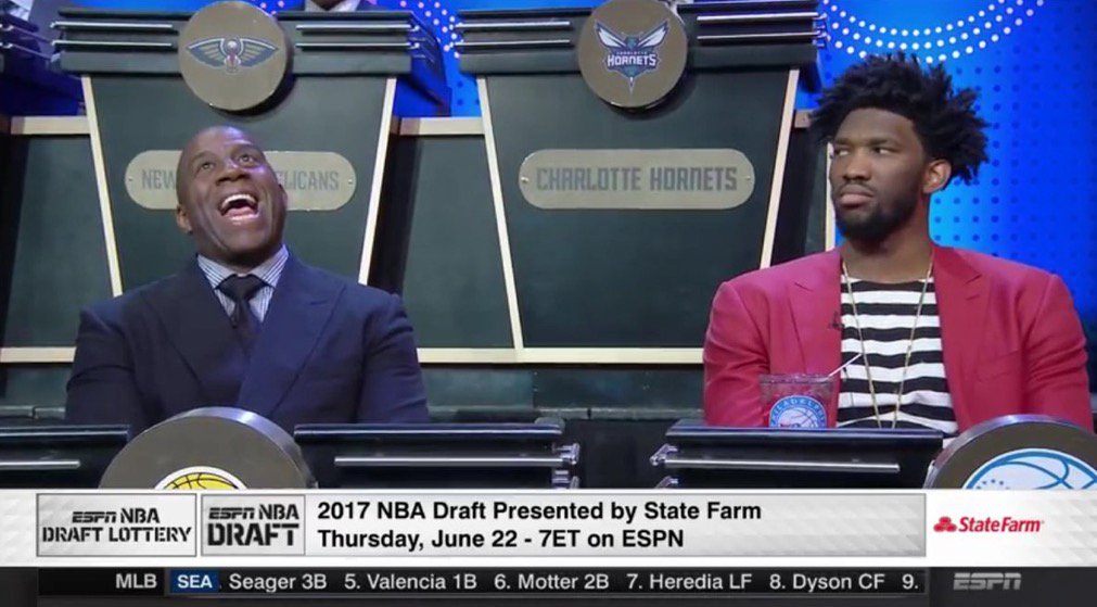 offthebenchxyz's tweet photo. When you realize the process is rigged. #Lakers #Sixers 

#NBADraftLottery https://t.co/ljjlhvUpvb