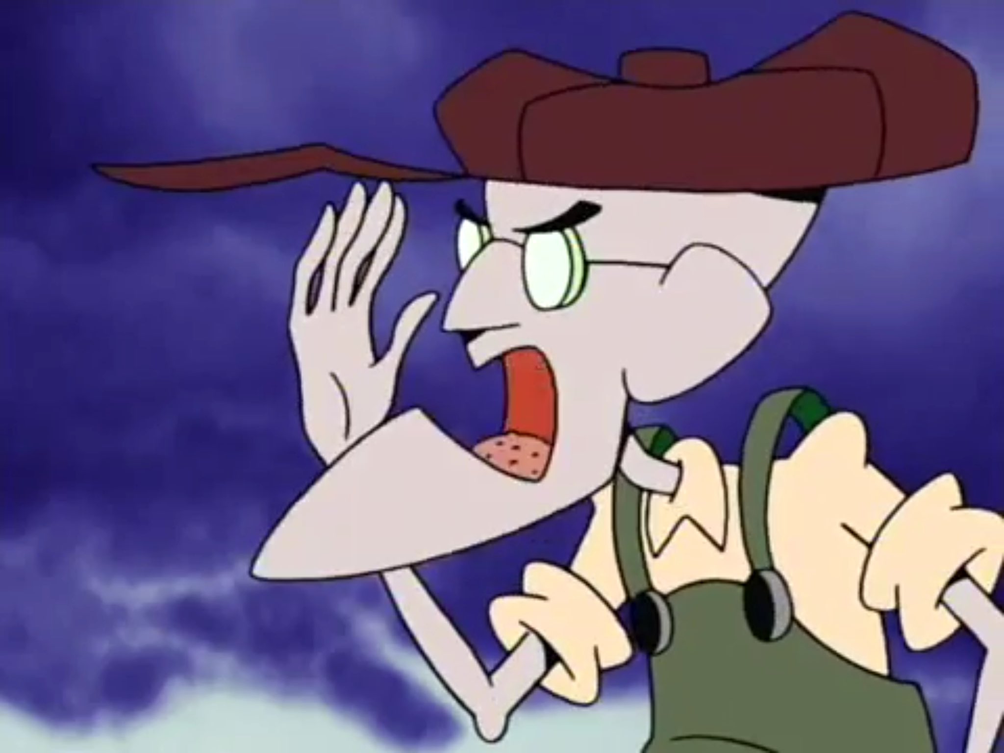 courage the cowardly dog eustace with no hat