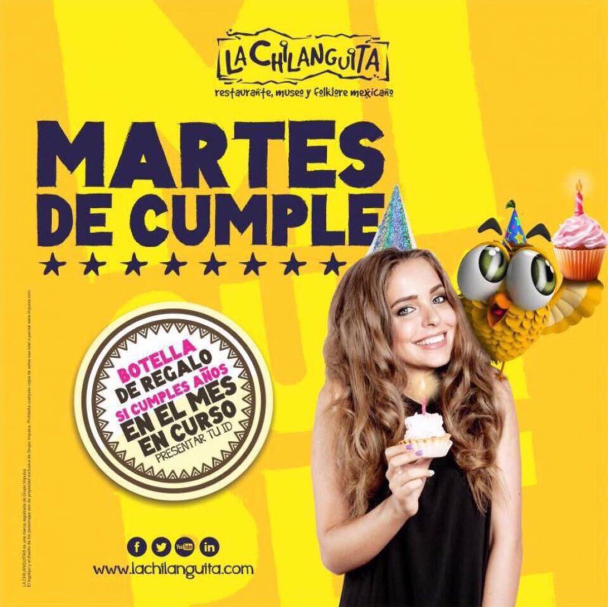 Quien cumple en Mayo para que lo empedamos jajajaja (@ La Chilanguita - @laschilanguitas) swarmapp.com/c/iBippyWUQiB