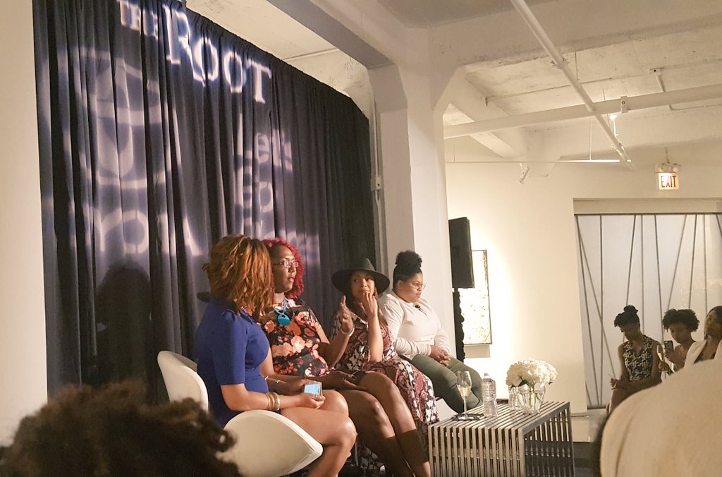 hnstlytatianah's tweet image. The conversation is getting transparent tonight at the #YoungFabFemale with @TheRootYFF @TheRoot #KnowtheUnknown #RedefiningSuccess