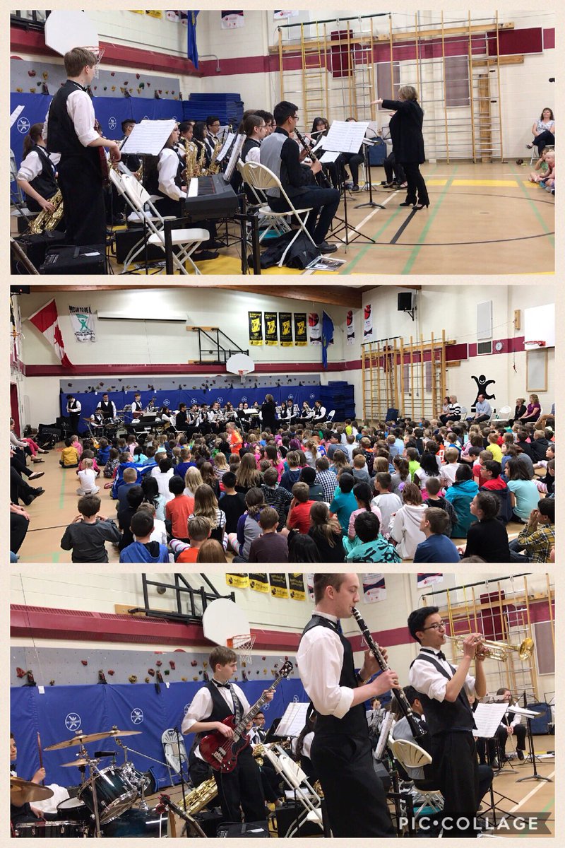 Thank you to @StJoesCHS for coming all the way from Grande Prairie for the wonderful performance! 🎺 🥁