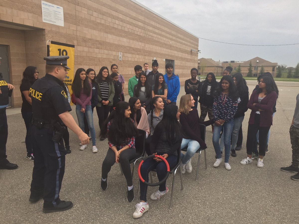 OPP_HSD's tweet photo. "Teens learn to drive" at Harold M. Brathwaite Secondary School with the Sweet Life Roadshow ๐๐#tl2d https://t.co/7BQVphpqsB