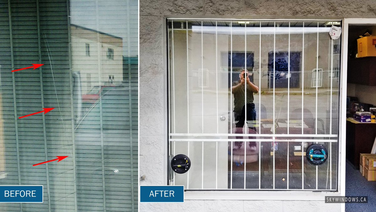 Storefront Glass Repair and Replacement in Lower Mainland skywindowsltd.com/storefront-gla…  #storefront #storefrontglass #storefrontwindows #store