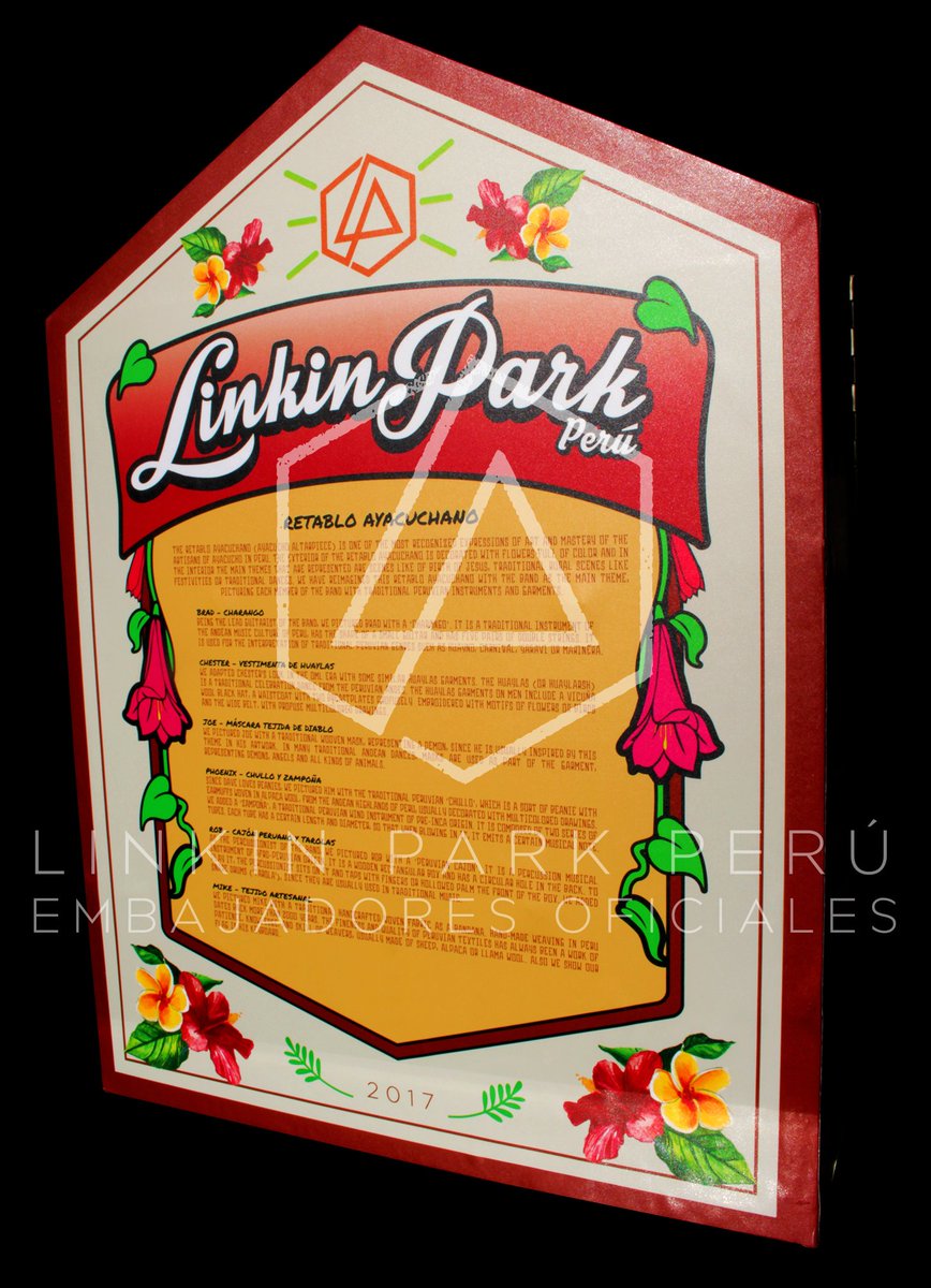 LinkinParkPeru's tweet photo. Retablo de @linkinpark - #Lima #Peru [Parte 1]
#LinkinParkEnPeru2017 #WeAreLPU https://t.co/LiB3zrnRG1