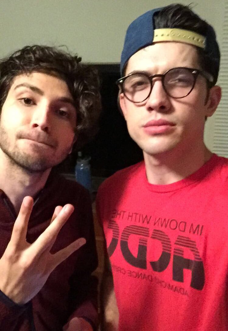CarterJenkins's tweet photo. Gotta thank my real life dance coach, Adam Sevani #FamousInLoveChat https://t.co/em7FS8T8nS