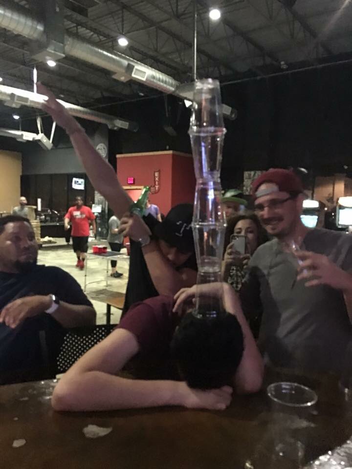 UsernameXav's tweet photo. This is what my ass gets for falling asleep in the bar where everyone knows me 😒 https://t.co/Wz6bu0QBYg