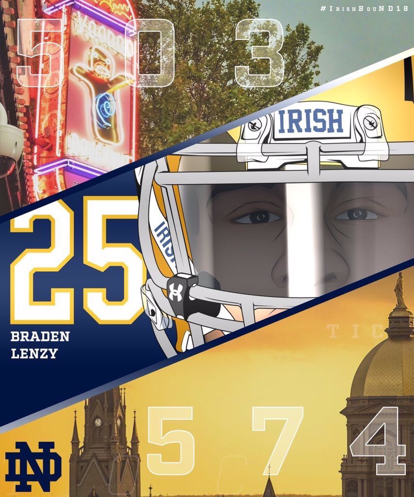 PeteSampson_'s tweet photo. @fightingirishk1 Another nice round of graphics from the Notre Dame recruiting office. https://t.co/EJn3Rkg5Cf