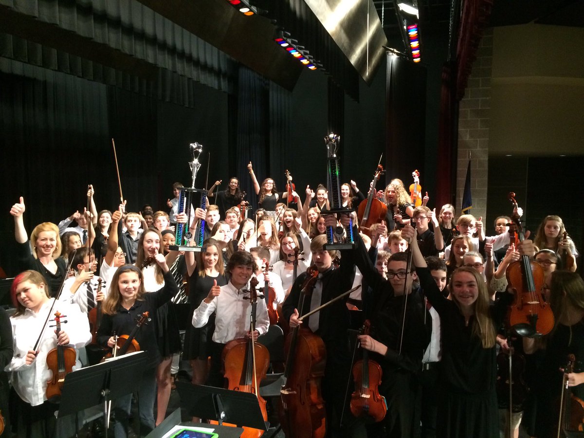 Our award winning 7/8 gr. Orchestra before their concert tonight! So proud of these students! Blessed to work in MASD! <a href="/MMS_principals/">MMS principals</a>