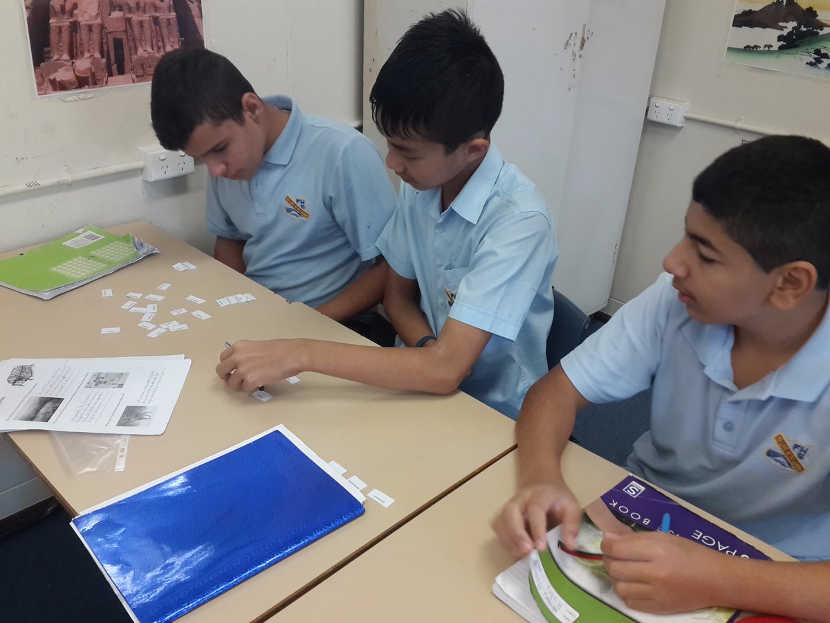 Fairfield_HSIE's tweet photo. Students sorting vocabulary cards into different categories to form paragraphs. Great historical vocab building activity @fairfieldh1 https://t.co/LV4swOCtyz