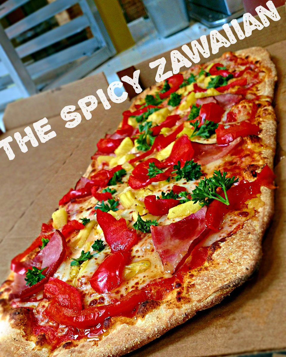 ZablongPizza's tweet photo. Pizza of the month: THE SPICY ZAWAIIAN" pizza!!

Make sure you stop by this month!! https://t.co/Or5gbnmxzl