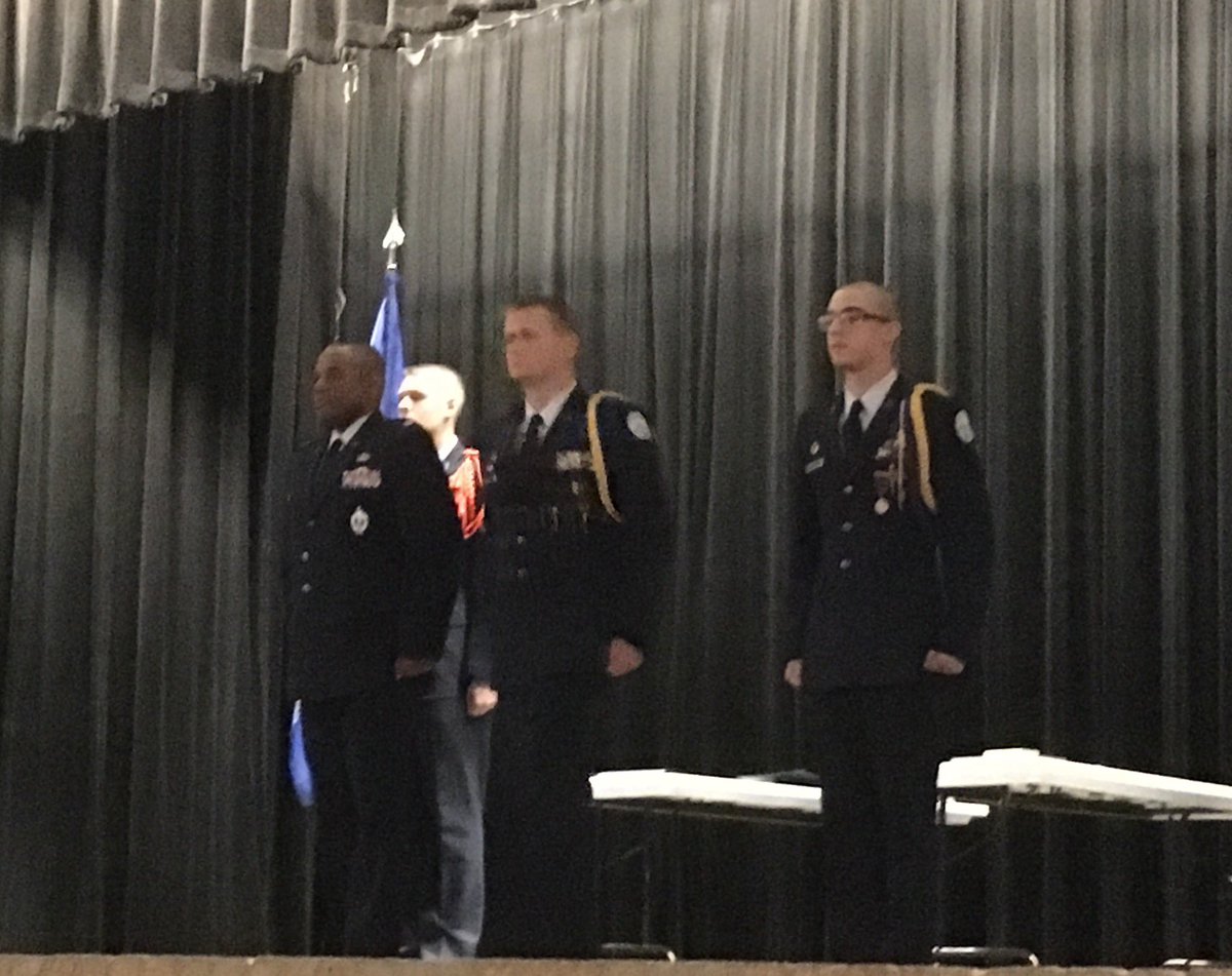 scclbuffs's tweet photo. AFJROTC Change of Command Ceremony. Congratulations cadet Anthony Jameson incoming corps commander! #GoBuffs https://t.co/CjcDPIcqt0