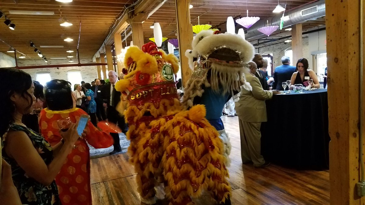#AsianGala17 kicking off with a Lion Dance!