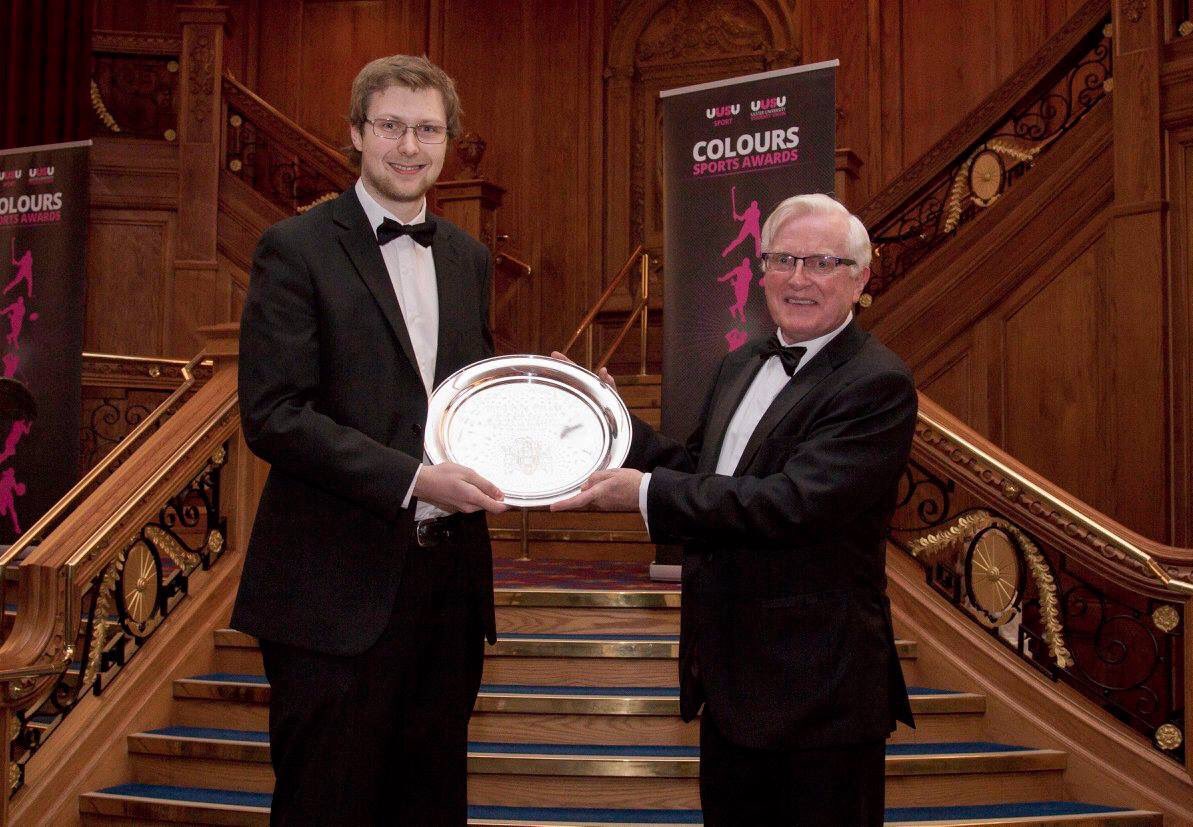 RoryLikesMemes's tweet photo. Honoured to be awarded the president's plate, fantastic for a small sport and all the hard work and training to be recognised #colours17 https://t.co/jRcnz1o8Es