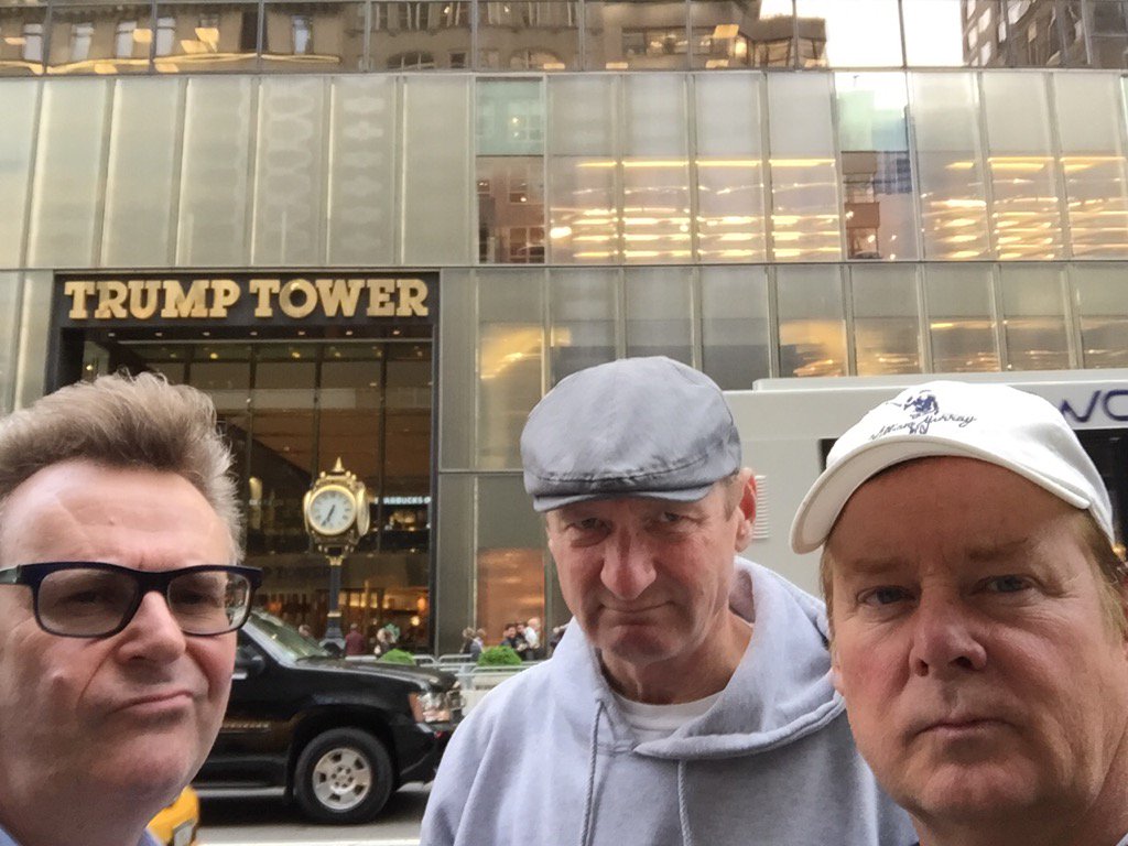Just waiting for our ex- president to move all his shit back in.