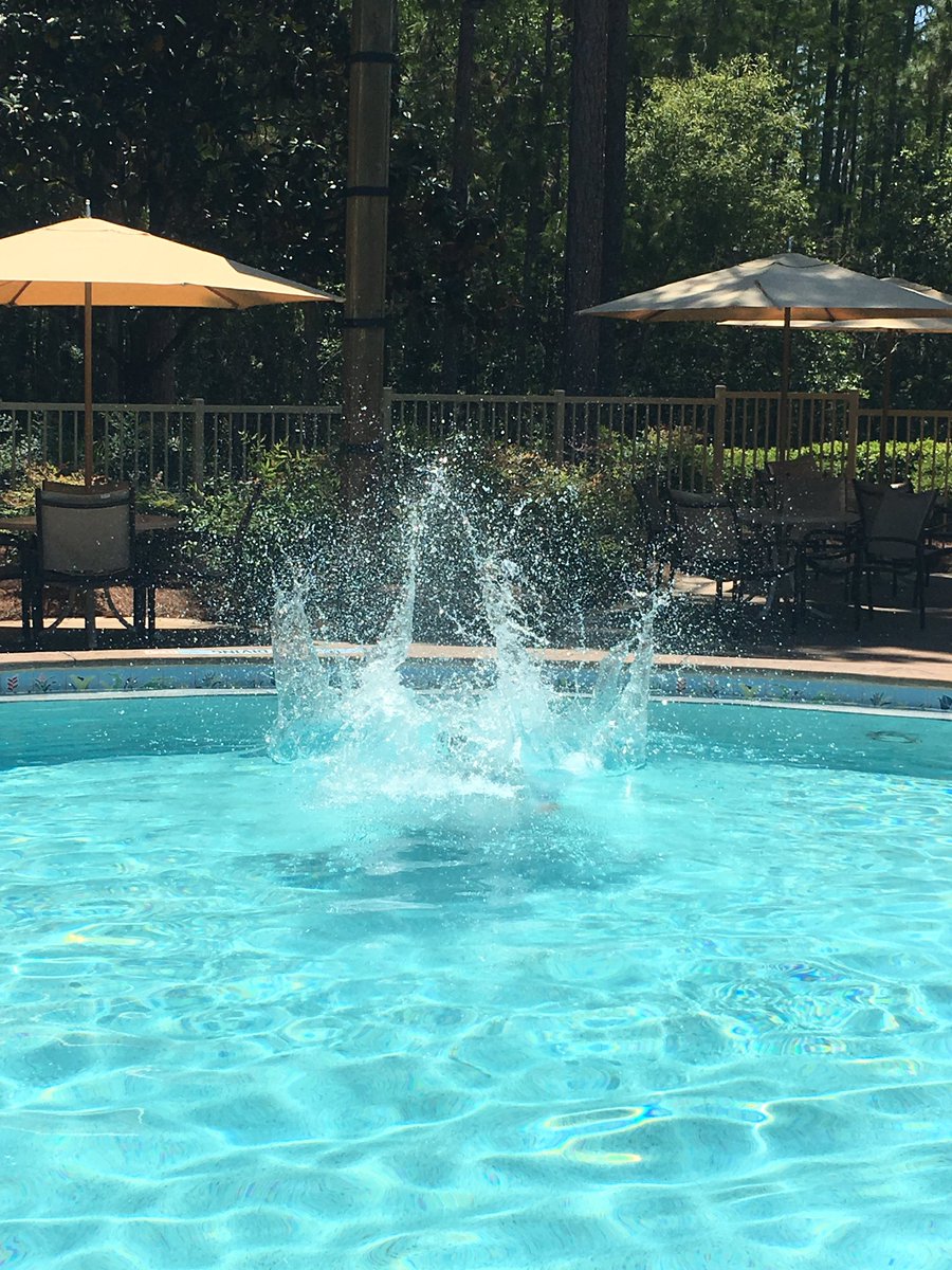 ellen_scanlan's tweet image. when you finish your last competition after 9 years of cheer, you jump in the pool with your uniform on‼️