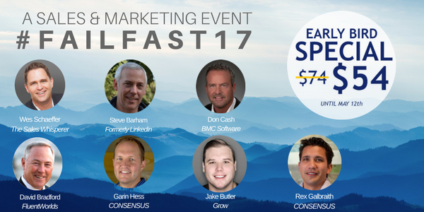 JacobBegay's tweet photo. Come join us at #FAILFAST17! Register now for Early Bird pricing! https://t.co/AxIs2HF99X https://t.co/o5P3Agj1Tw