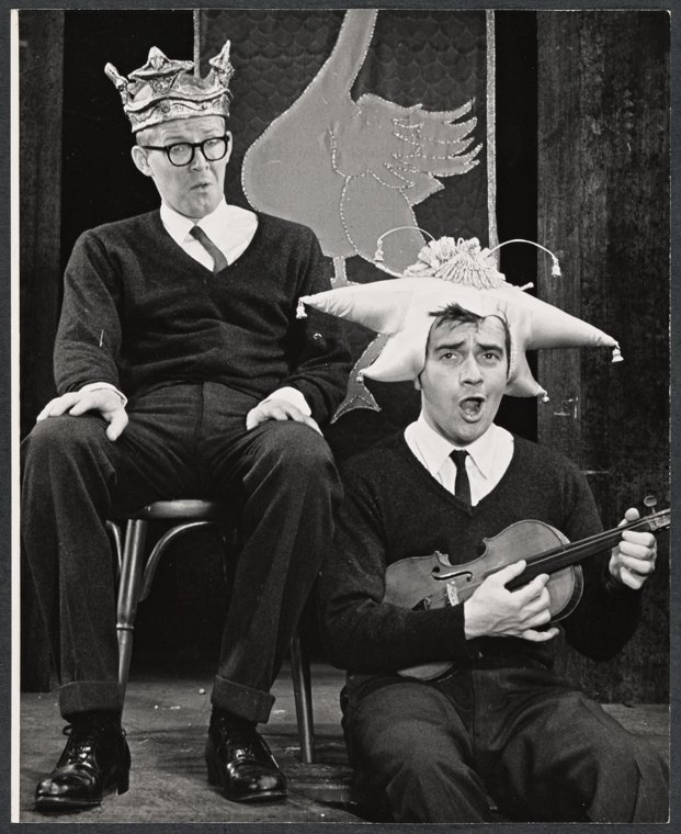 Happy birthday to Alan Bennett, here w/ Dudley Moore in their revue BEYOND THE FRINGE, 1962. Via 