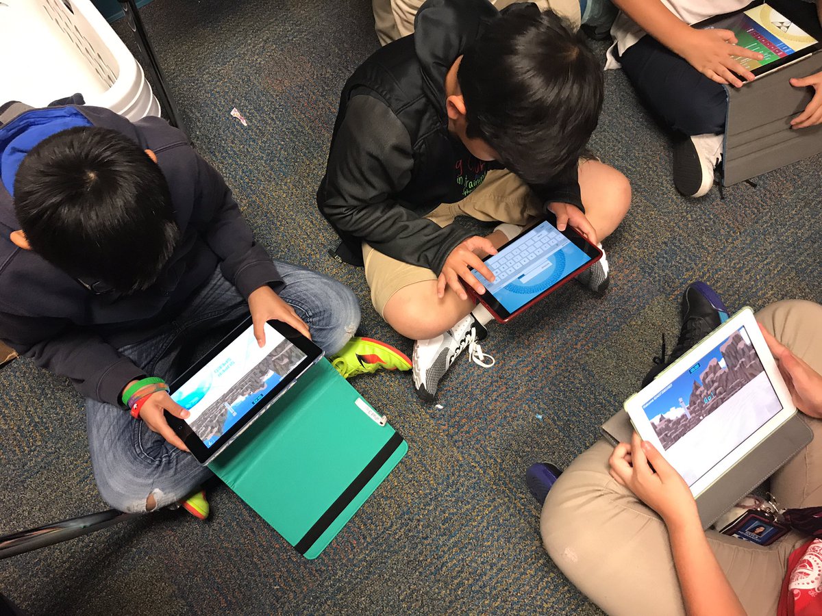 mcgough3rd's tweet photo. When testing is over, we like to relax with a game of @DimensionU #dimensionu #thankateacher. @Bullock_Bears https://t.co/Et4iyBznAl