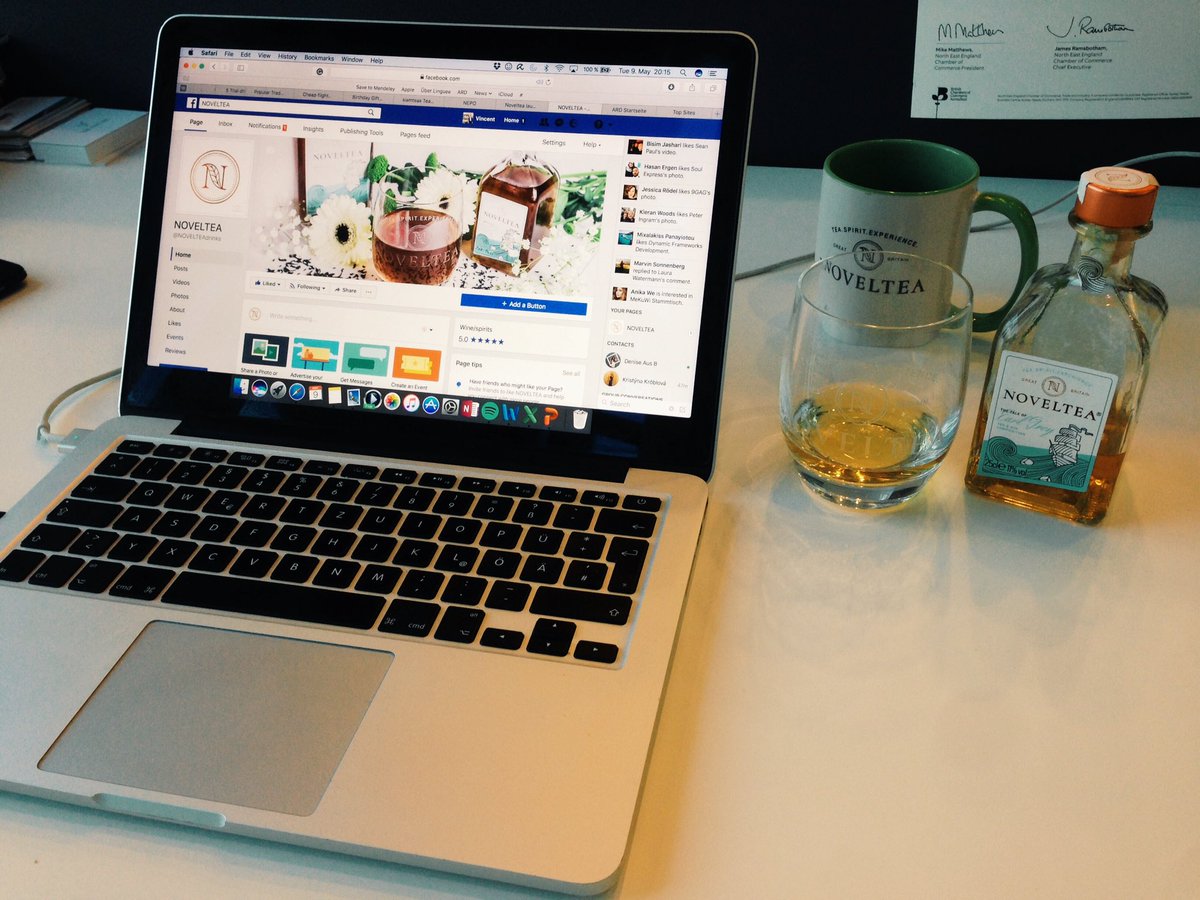 Long work day! Now I treat myself  with a #NOVELTEAtime 😁