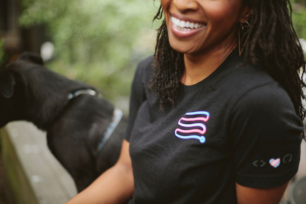 github's tweet image. Proceeds from this year's tees go to organizations that support LGBTQ communities around the world. shop.github.com/products/2017-…