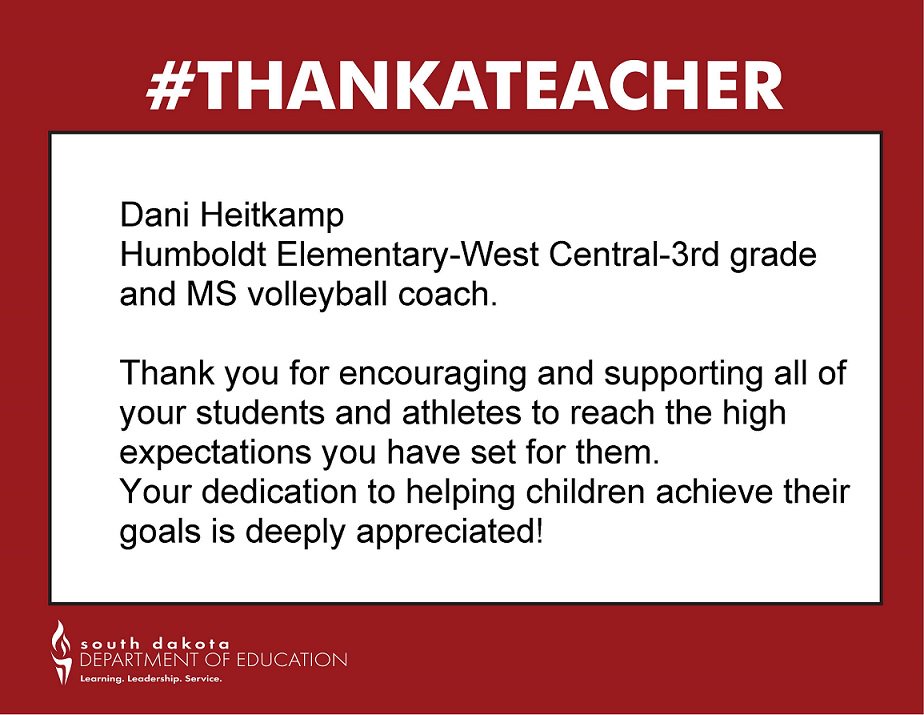 SD Dept of Education tweet media