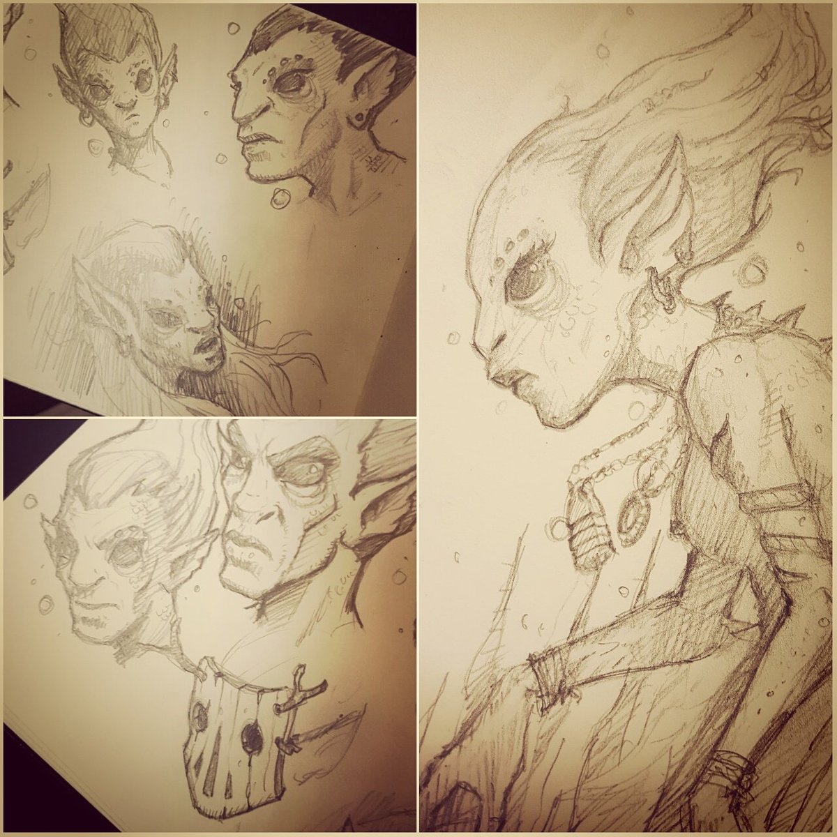 _Art_By_Steve_'s tweet photo. #mermay doodles from this mornings commute to work. #dailydoodle #sketchbook #notdoctorwho 😂 https://t.co/ZMxr3YcI1w