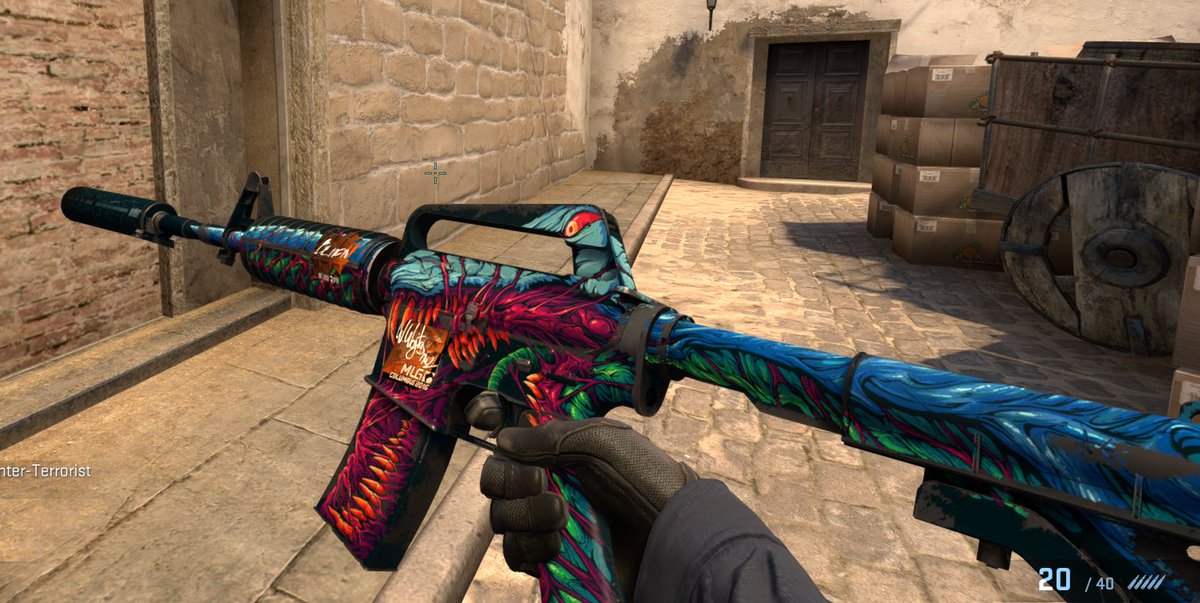 JakeSucky's tweet photo. Giving away this M4A1-S Hyper Beast! Just make sure to follow, RT/Like if ya want! Good luck, announcing winner tomorrow! #csgo https://t.co/uQvLCJfWuC