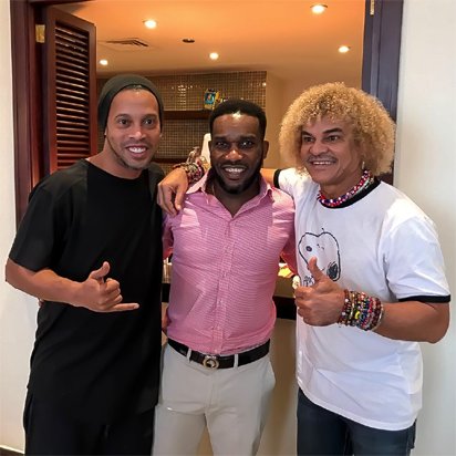 vanguardngrnews's tweet photo. I’ve always admired Okocha, Valderrama- Ronaldinho

Read more at: https://t.co/u30QTPeH9m https://t.co/4ekq1sipI8